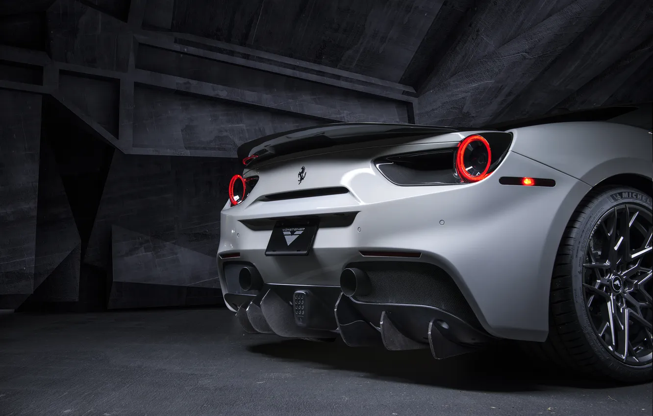 Photo wallpaper Ferrari, 488, Vorsteiner Ferrari 488 Diavolo Aero Program