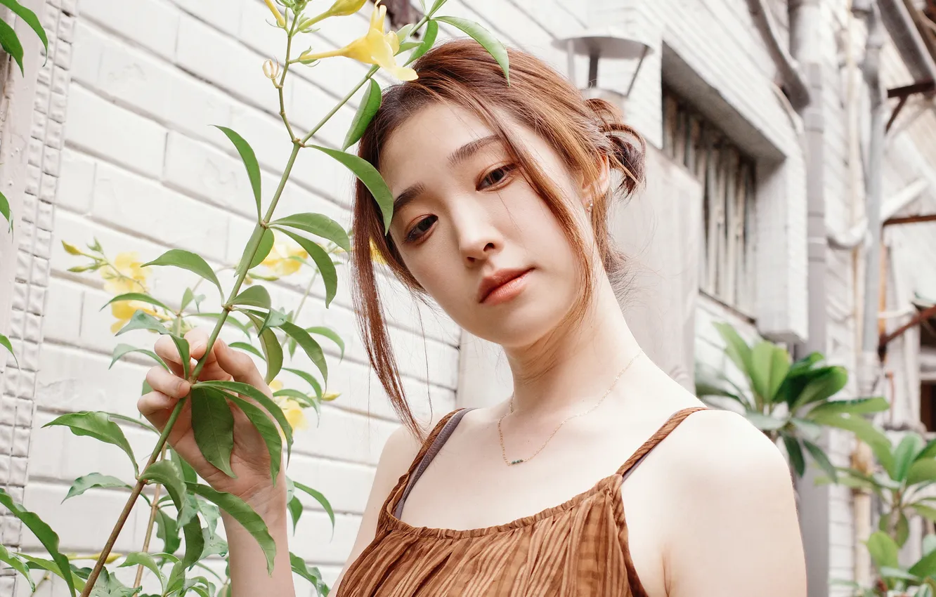 Photo wallpaper China, wallpaper, girl, sexy, woman, model, asian, cute