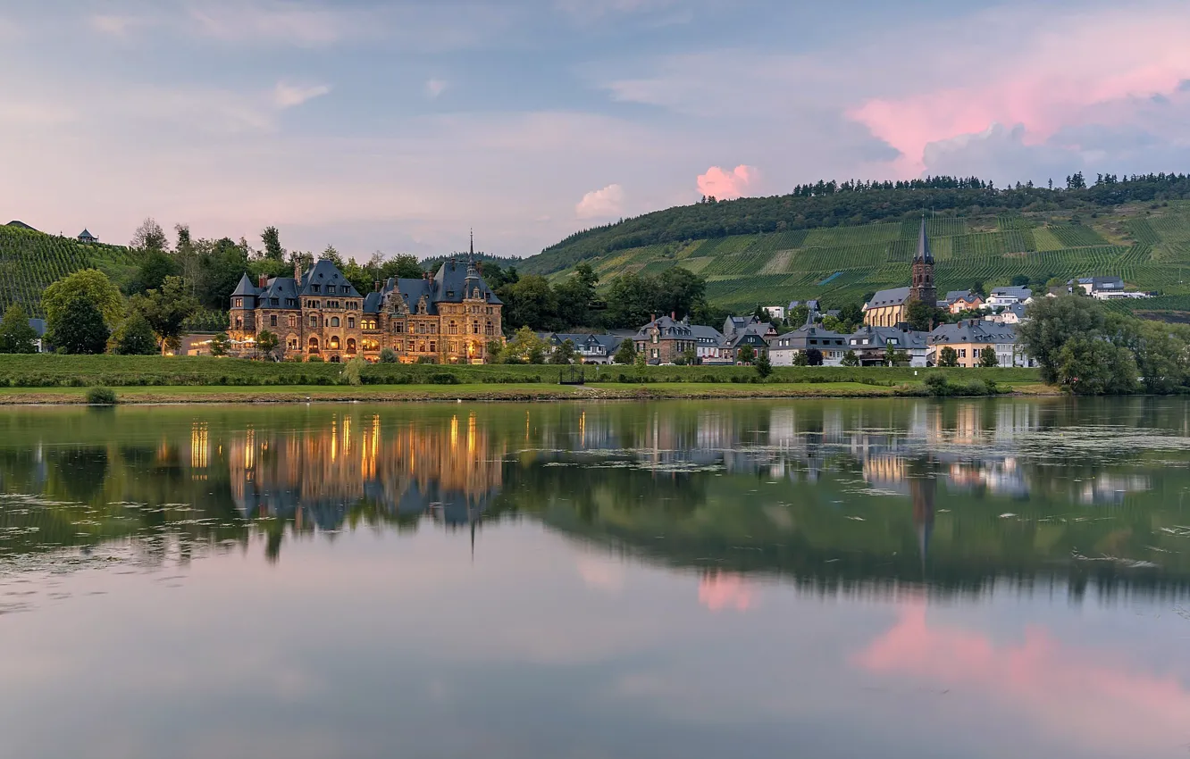 Photo wallpaper Germany, Lieser, Schloss Lieser