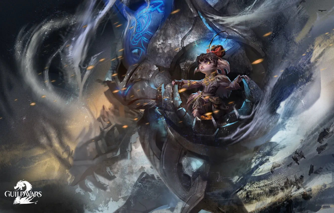 Photo wallpaper Guild Wars 2, Scarlet, Lions Arch Invasion, PC Game