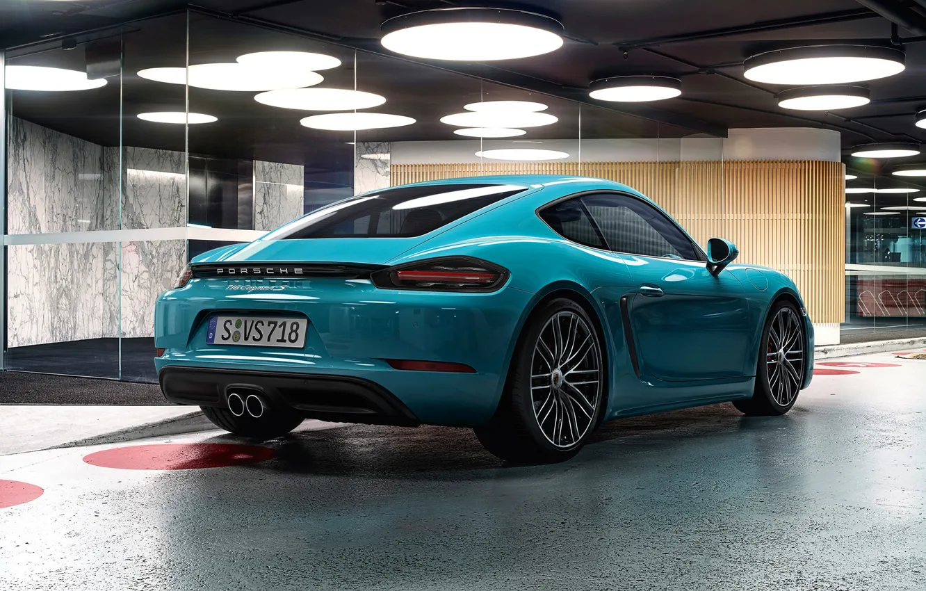 Photo wallpaper Porsche, Roadster, Porsche, Boxster, bokster, 718