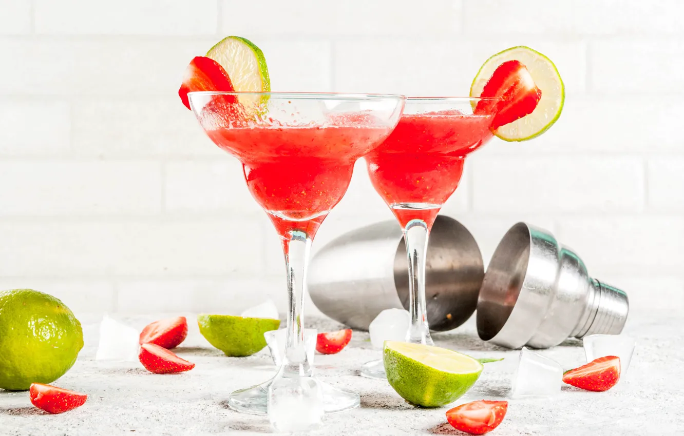 Photo wallpaper glass, cocktail, drink, Bondarenko Rimma