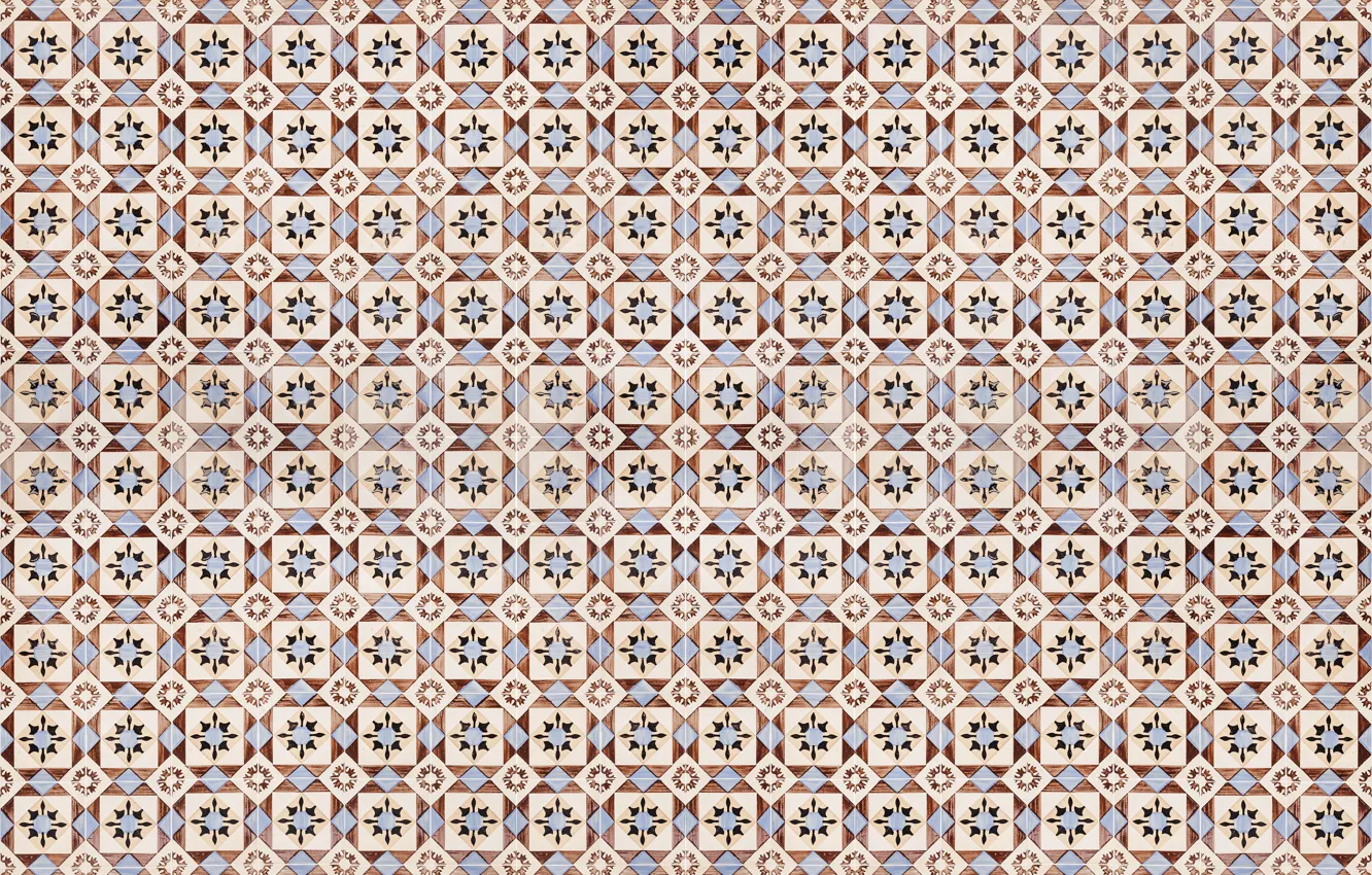 Photo wallpaper background, pattern, ornament, pattern, tiles, hydraulic