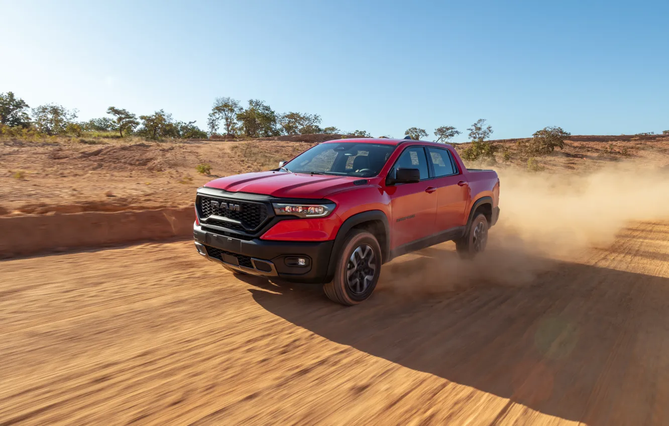 Photo wallpaper speed, Ram, pickup truck, Rampage, Ram Rampage Rebel