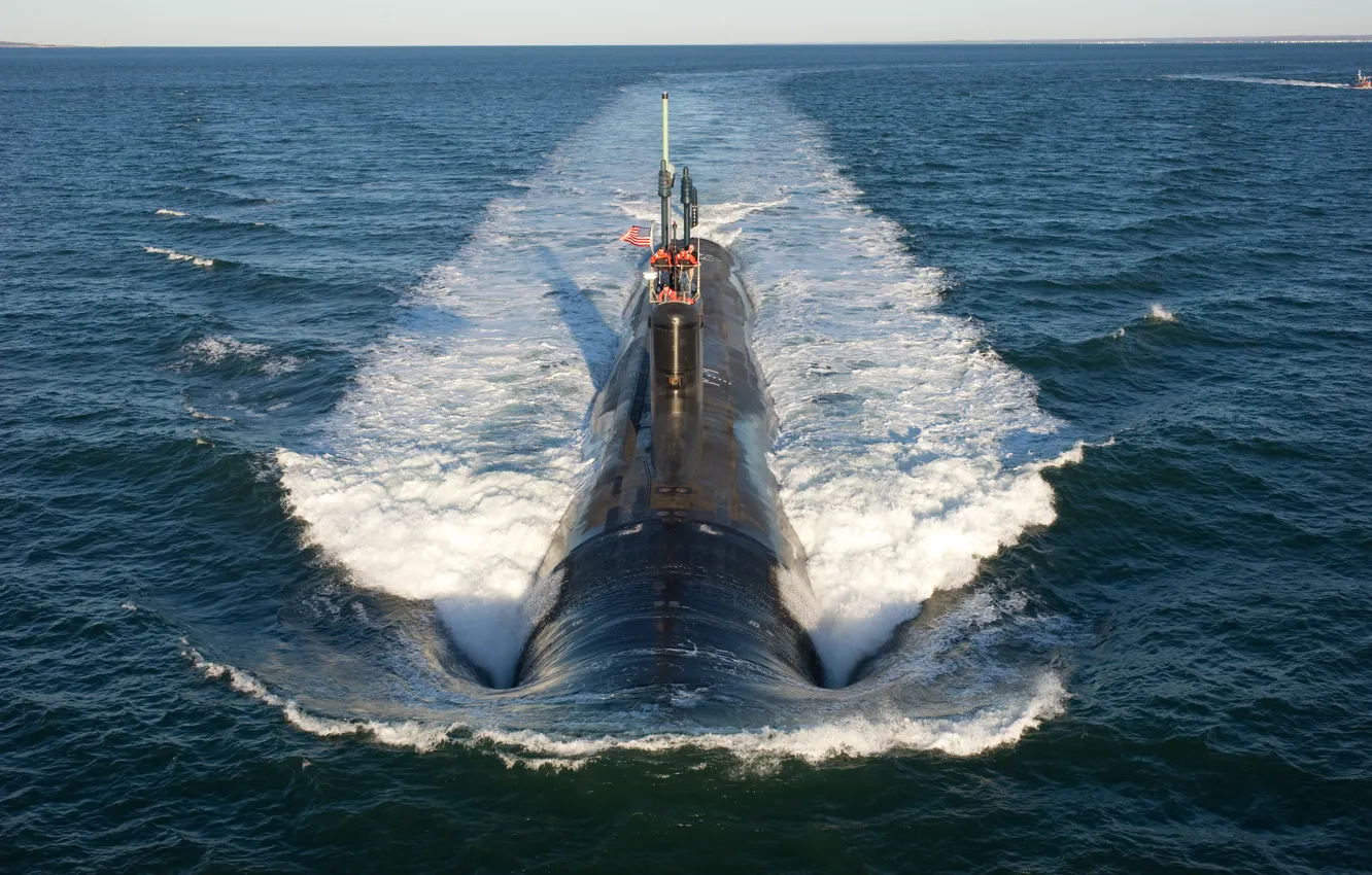 Photo wallpaper the fourth generation, The Atlantic ocean, US NAVY, Virginia, multi-purpose submarines, SSN-774