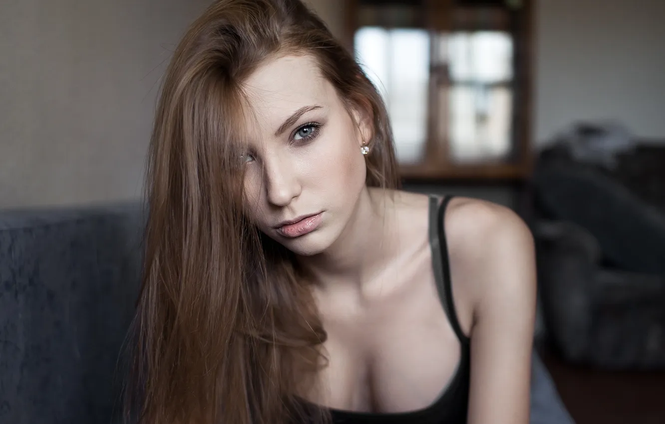 Photo wallpaper girl, sexy, tenderness, portrait, lips, beauty, photographer, cute