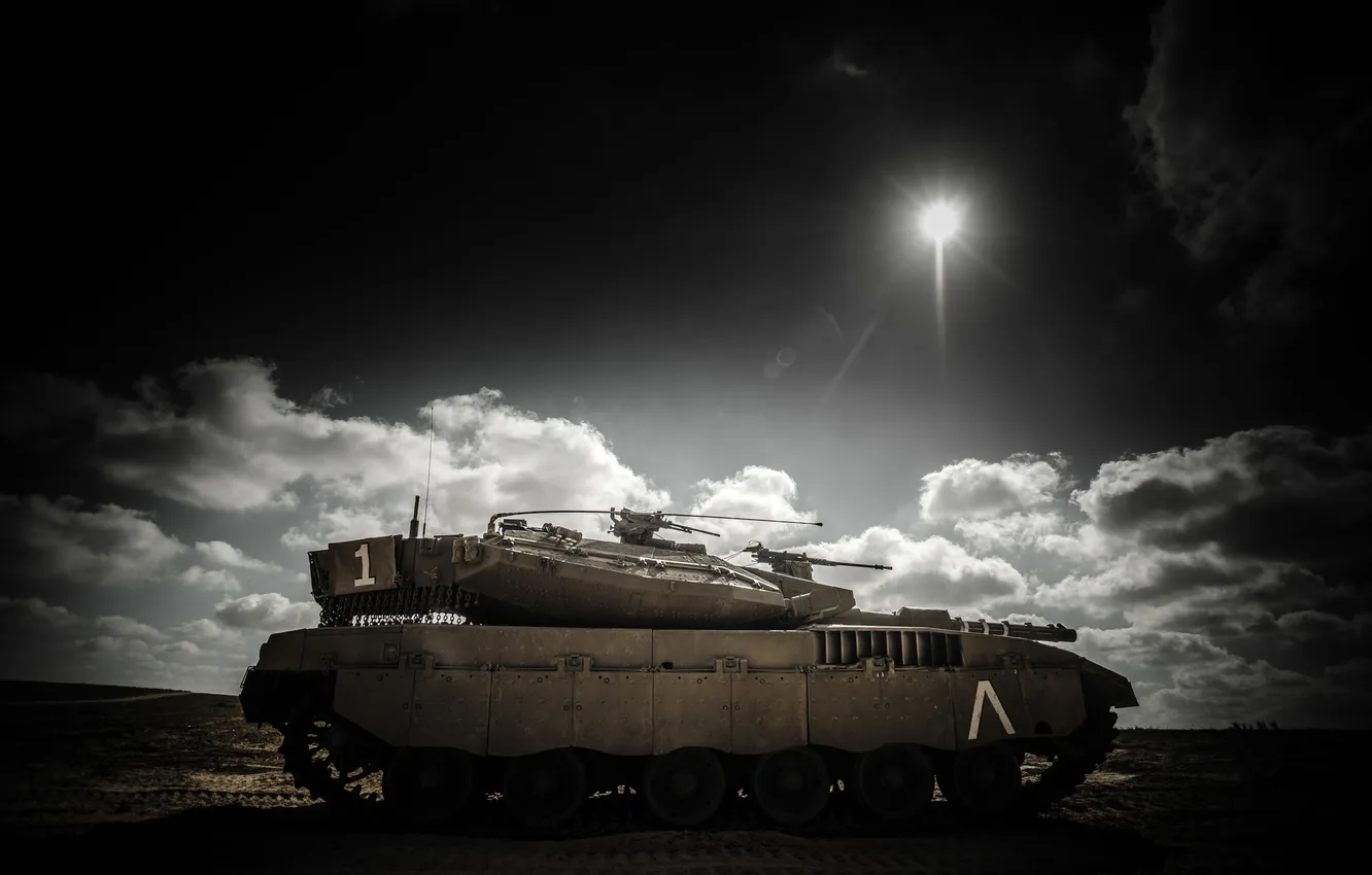 Photo wallpaper weapons, tank, Merkava
