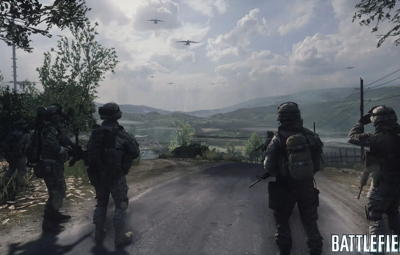 Photo wallpaper battlefield3, DICE