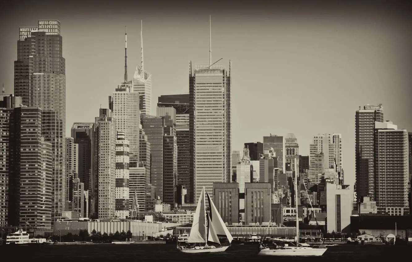 Photo wallpaper USA, New York, the city, photo, h\b