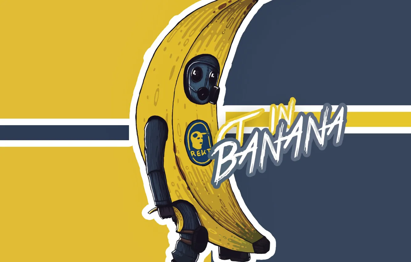 Photo wallpaper figure, costume, special forces, sticker, counter-strike, banana, sticker, global offensive