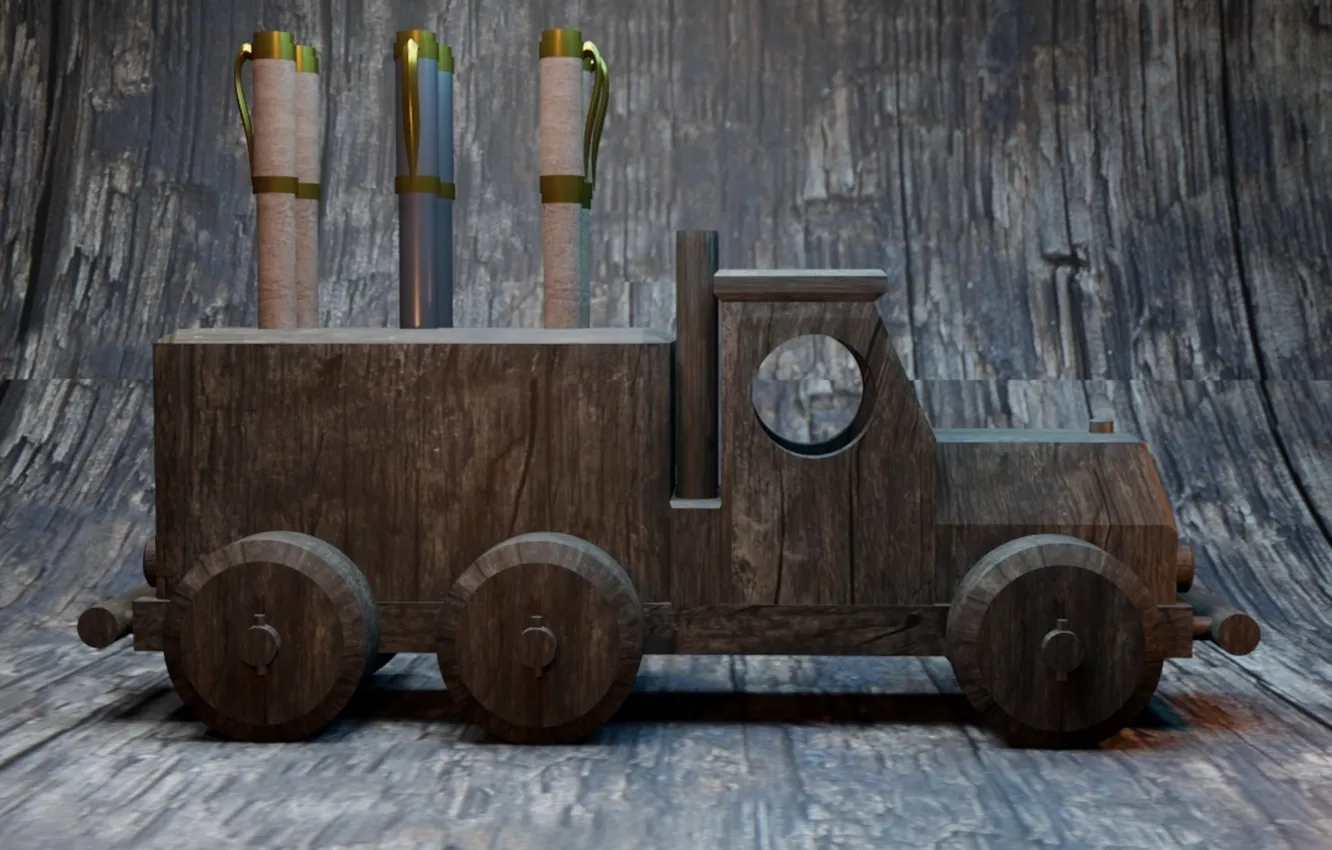 Photo wallpaper Truck, handle, stand, render, AlexStormND