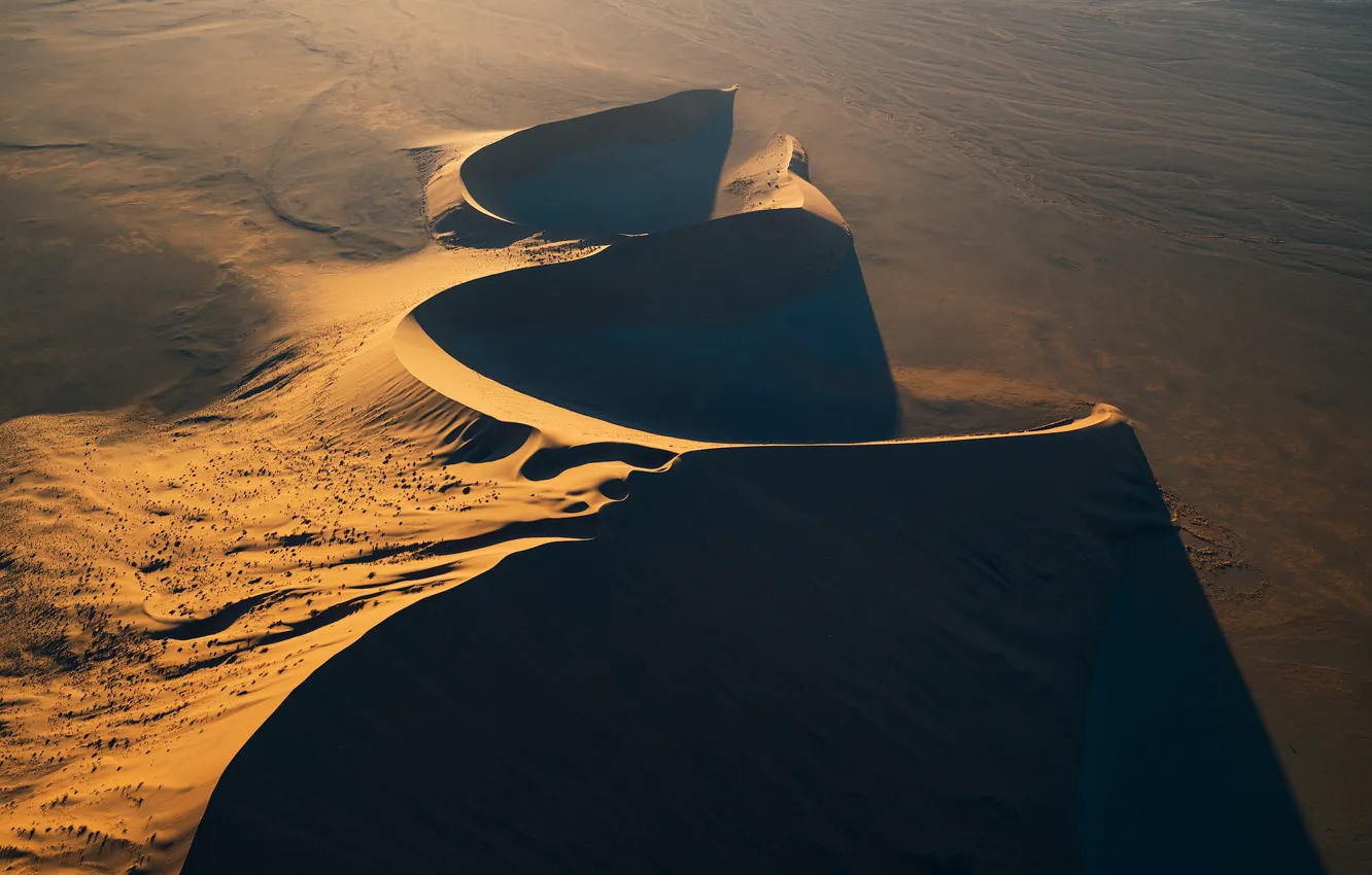 Photo wallpaper sand, desert, desert, Namibia, sand, dune, Namibia, dune