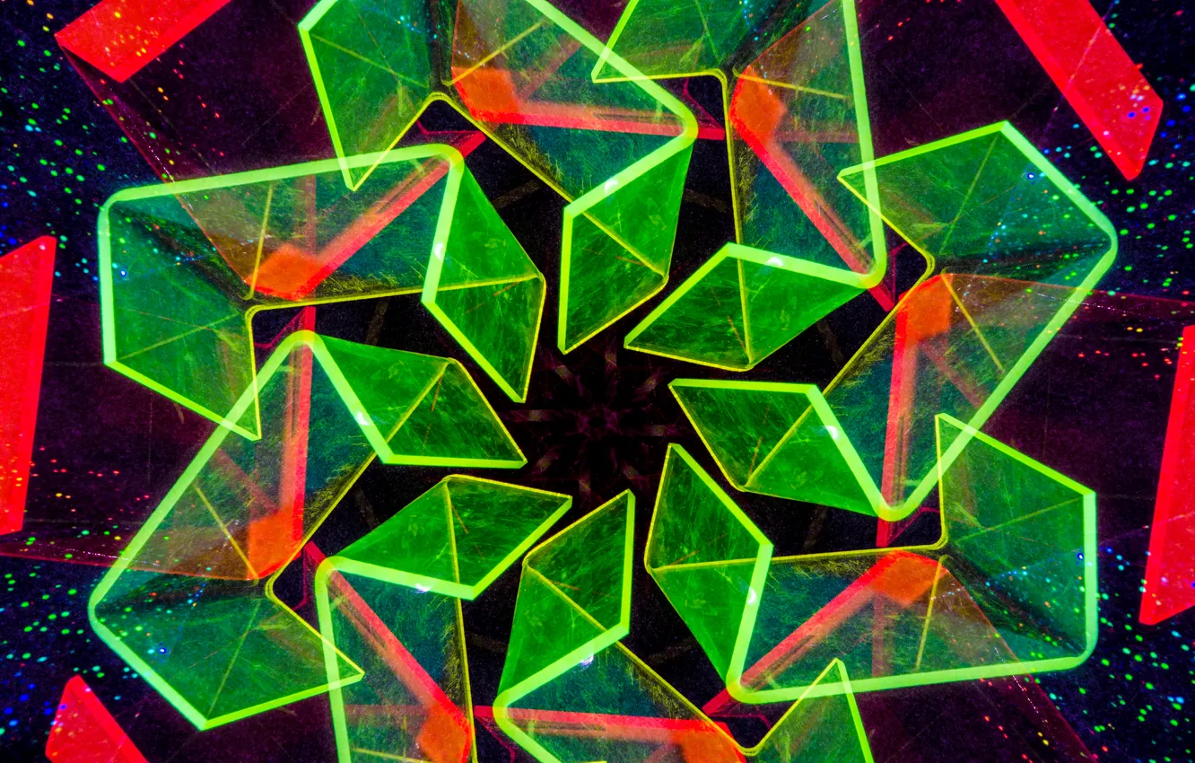 Photo wallpaper pattern, color, the volume, diamonds