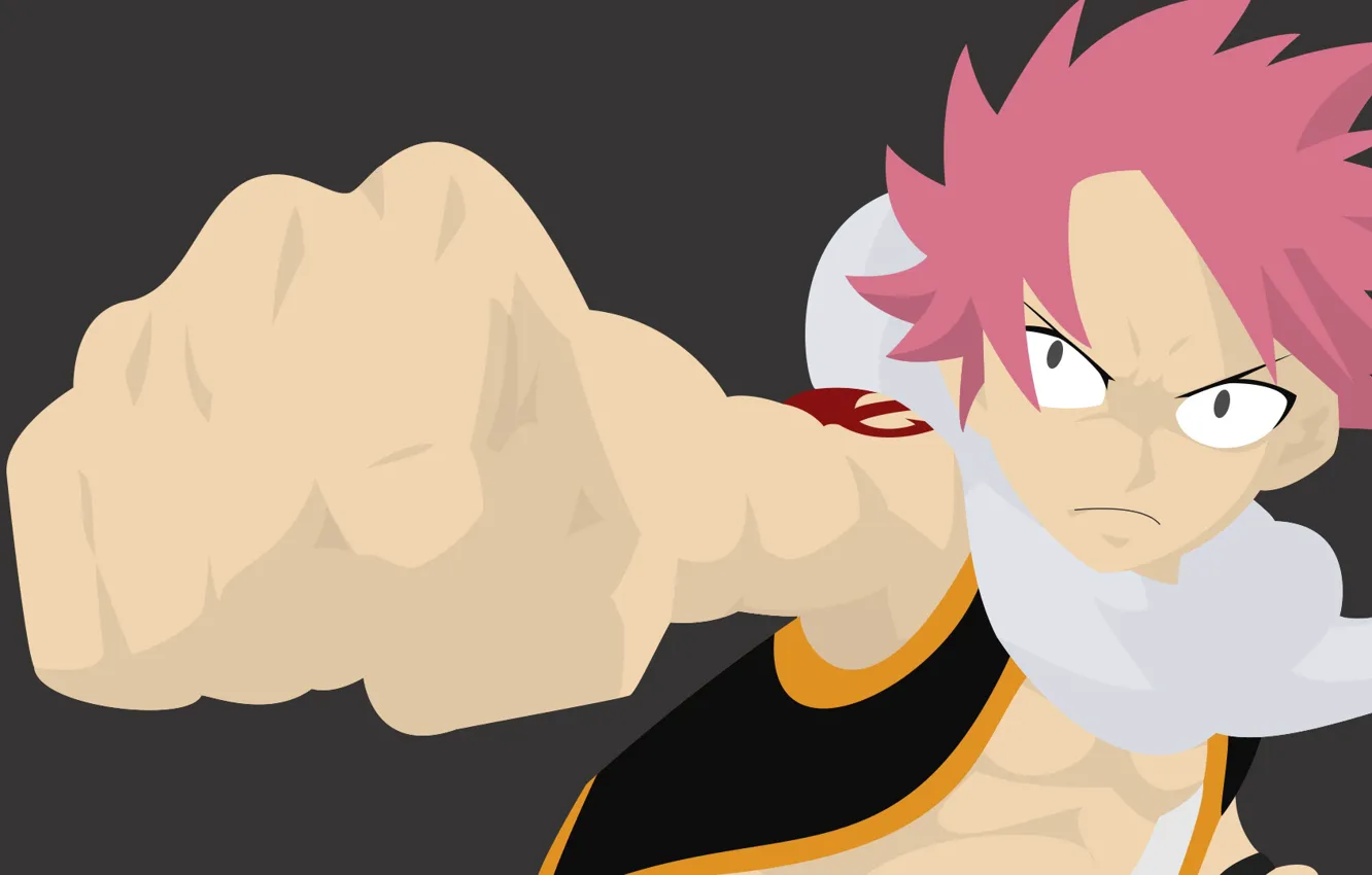 Photo wallpaper fairy tail, Natsu Dragneel, Fairy tail