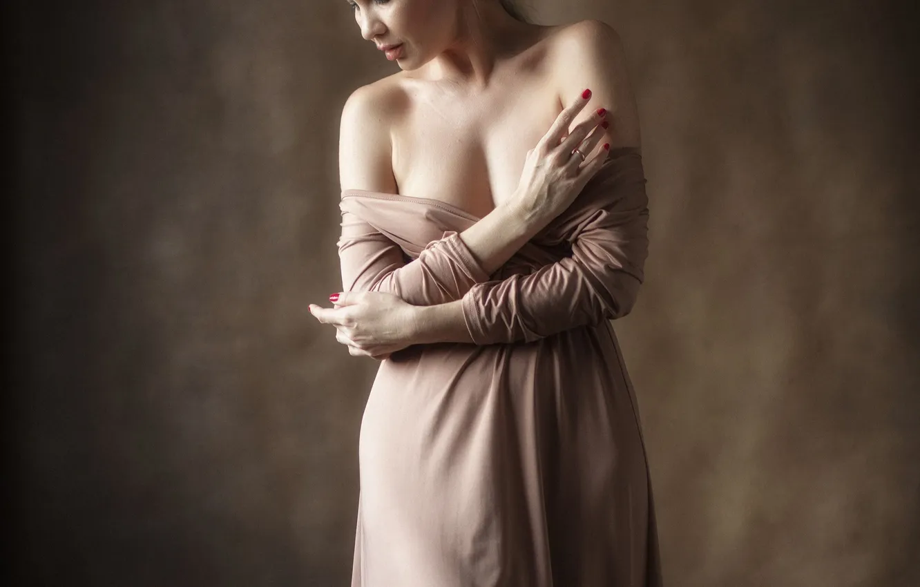 Photo wallpaper Rashid Usmanov, studio photo shoot, Femininity