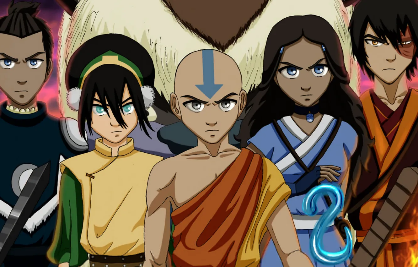 Photo wallpaper Zuko, Aang, Qatar, Avatar: The Last Airbender, Avatar: the last airbender, Toff, APPA, Sokka