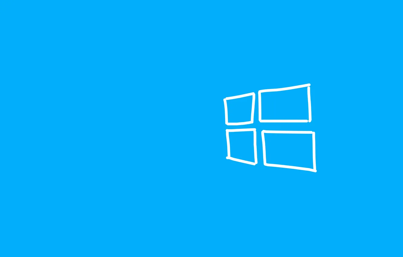 Photo wallpaper logo, window, Windows, square