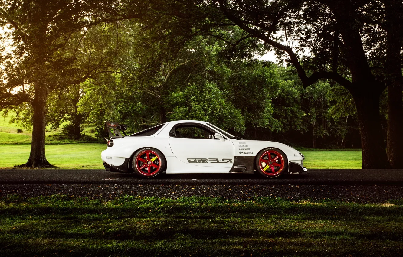 Photo wallpaper car, tuning, rx7, tuning, Mazda, Mazda RX-7