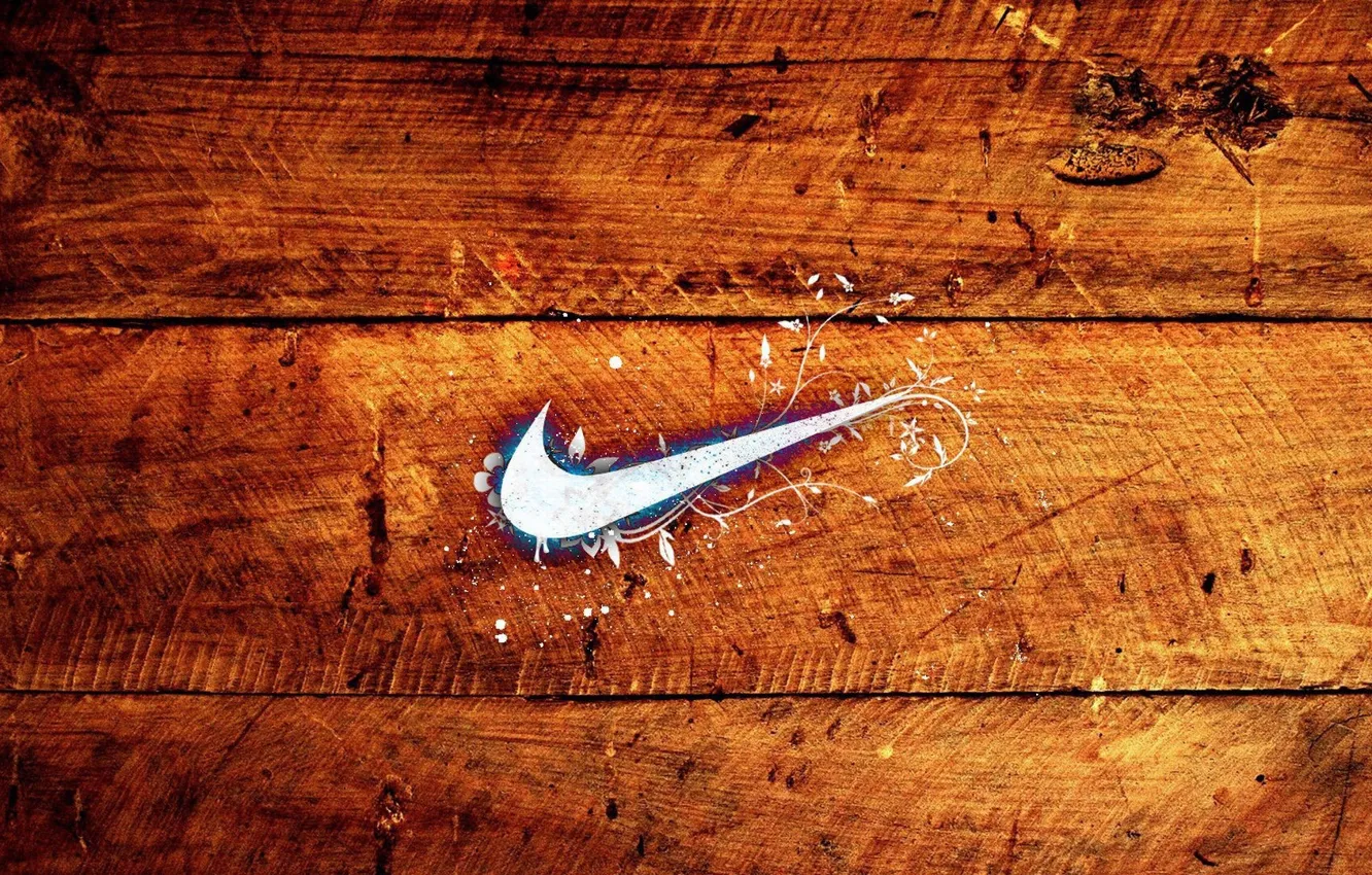Photo wallpaper trees, Nike, Nike