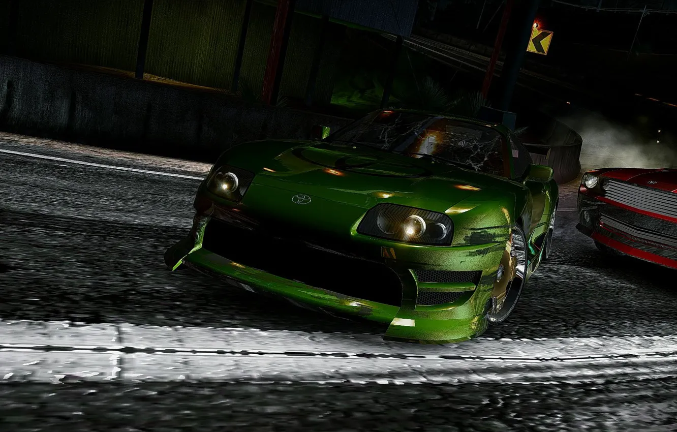 Photo wallpaper race, supra, NFS, Carbon, toyota, Need For Greed