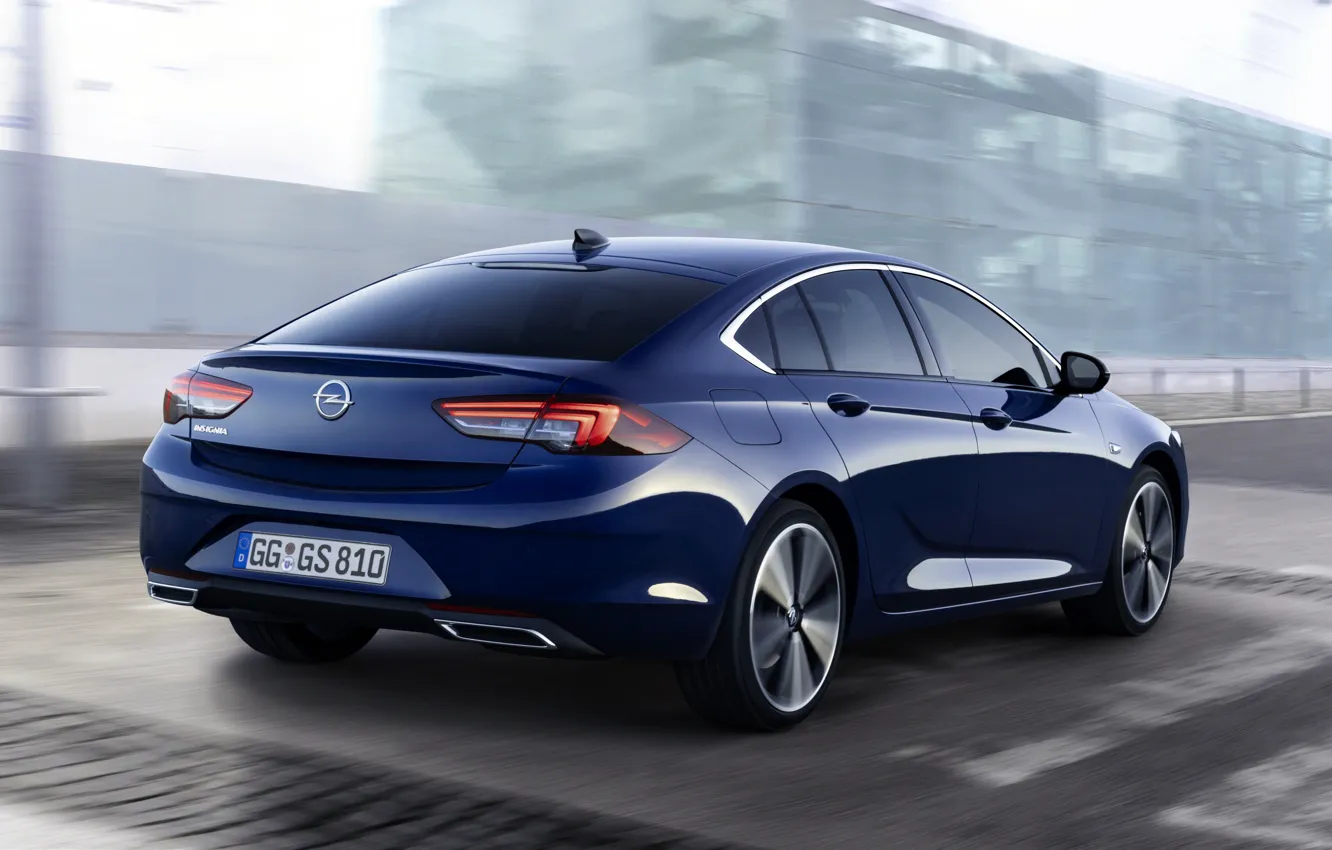 Photo wallpaper back, Insignia, Opel, sedan, 2020, Insignia Grand Sport