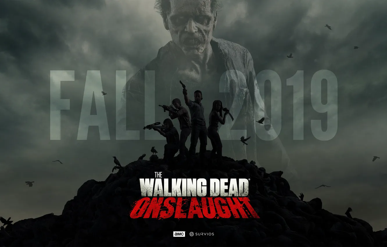 Photo wallpaper Valkin grandfather)), The Walking Dead: Onslaught, Survios