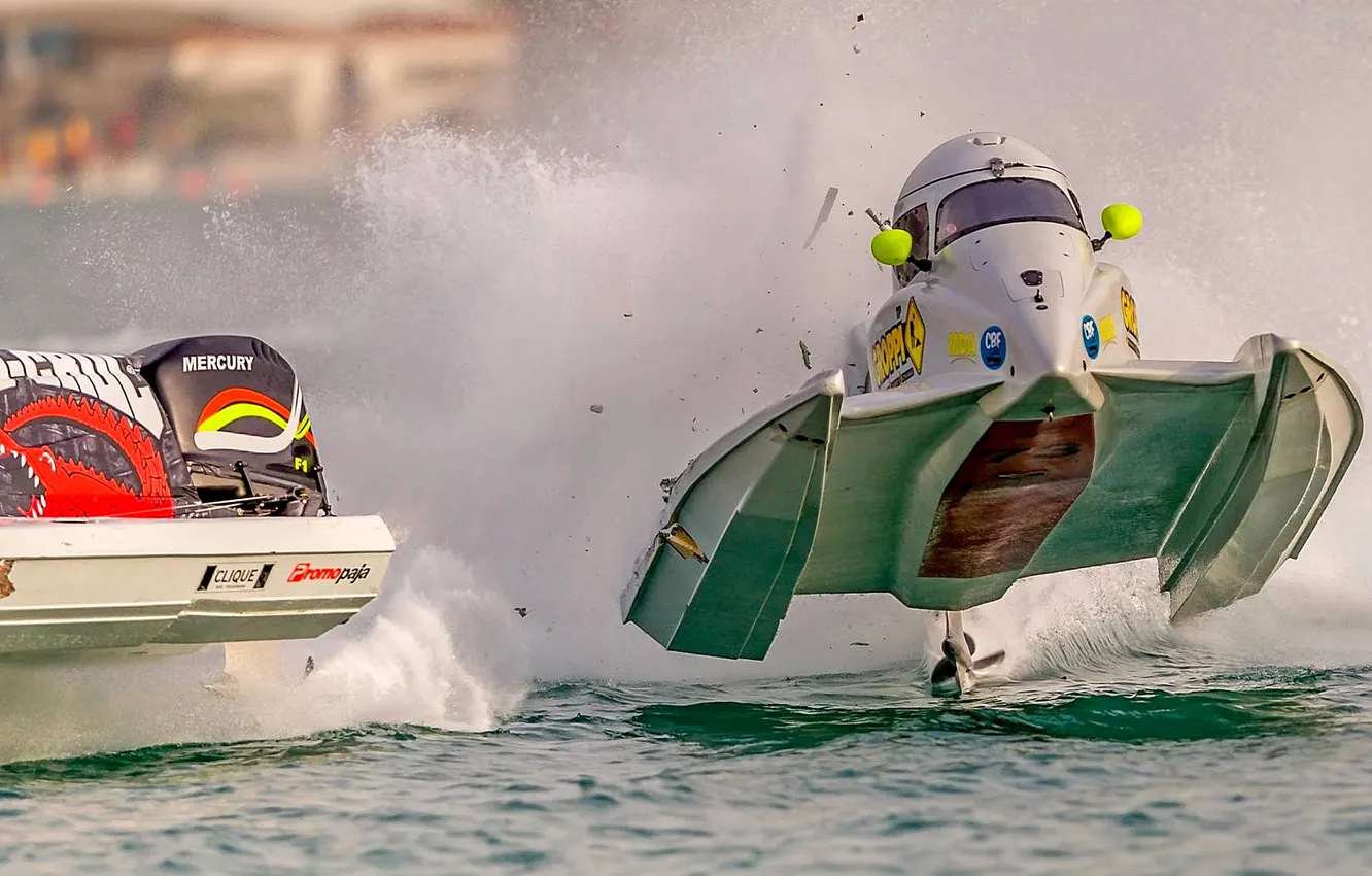 Photo wallpaper race, boat, speed