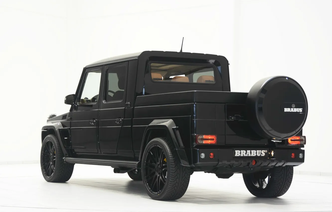 Photo wallpaper Mercedes-Benz, truck, pickup, brabus-g500