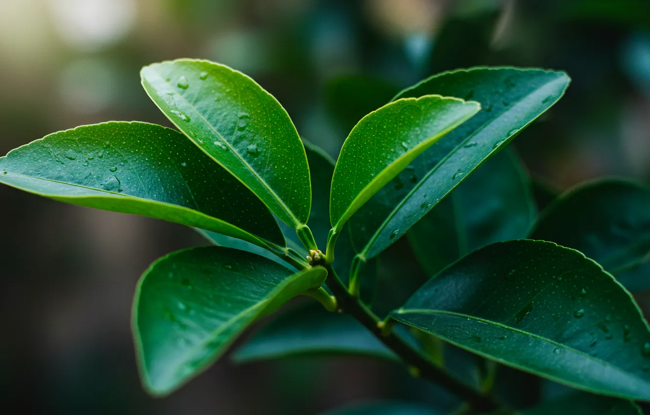 Photo wallpaper macro, branches, Wallpaper, wallpaper, macro, bokeh, bokeh, branch