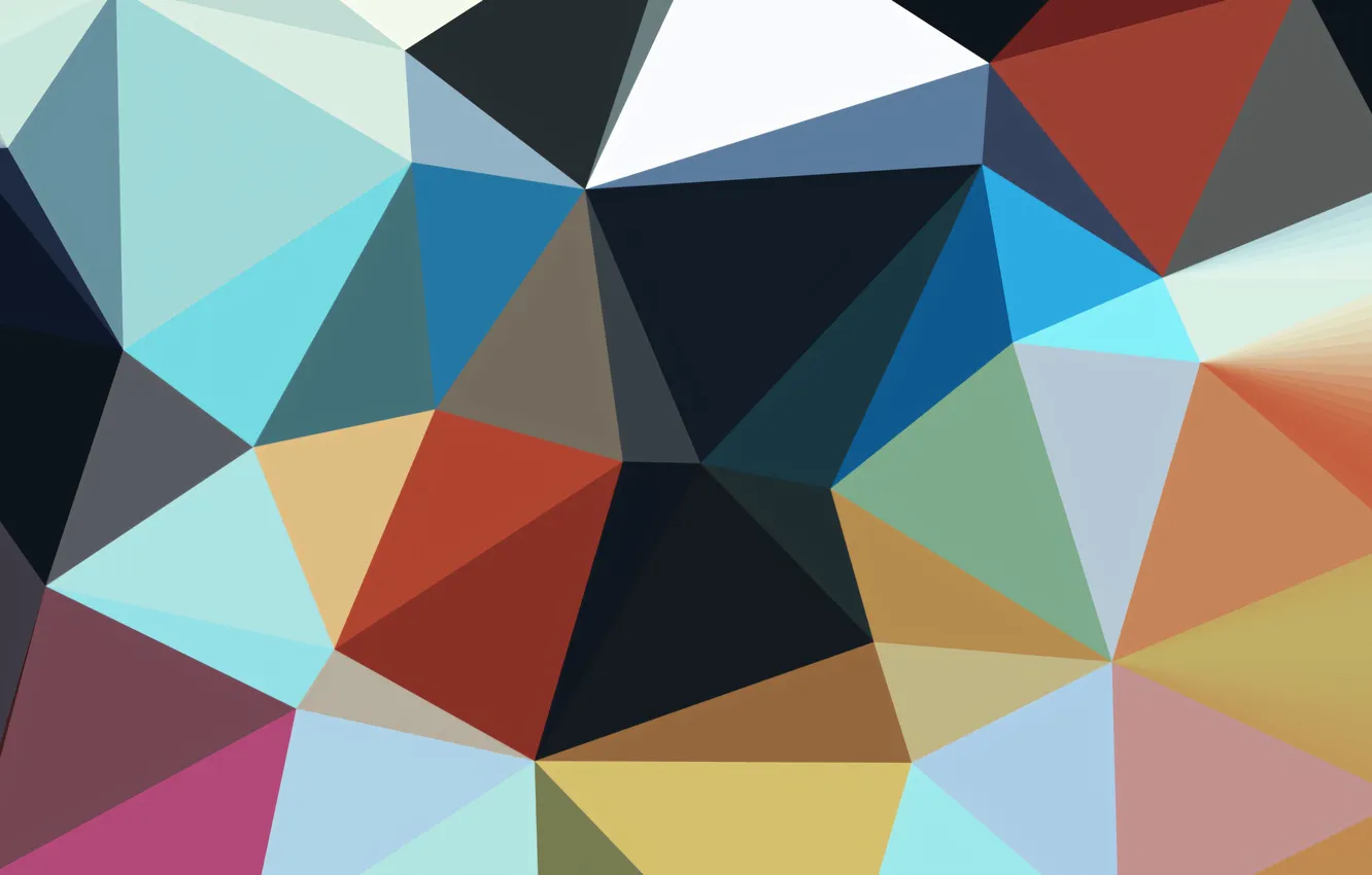 Photo wallpaper color, vladstudio, geometry