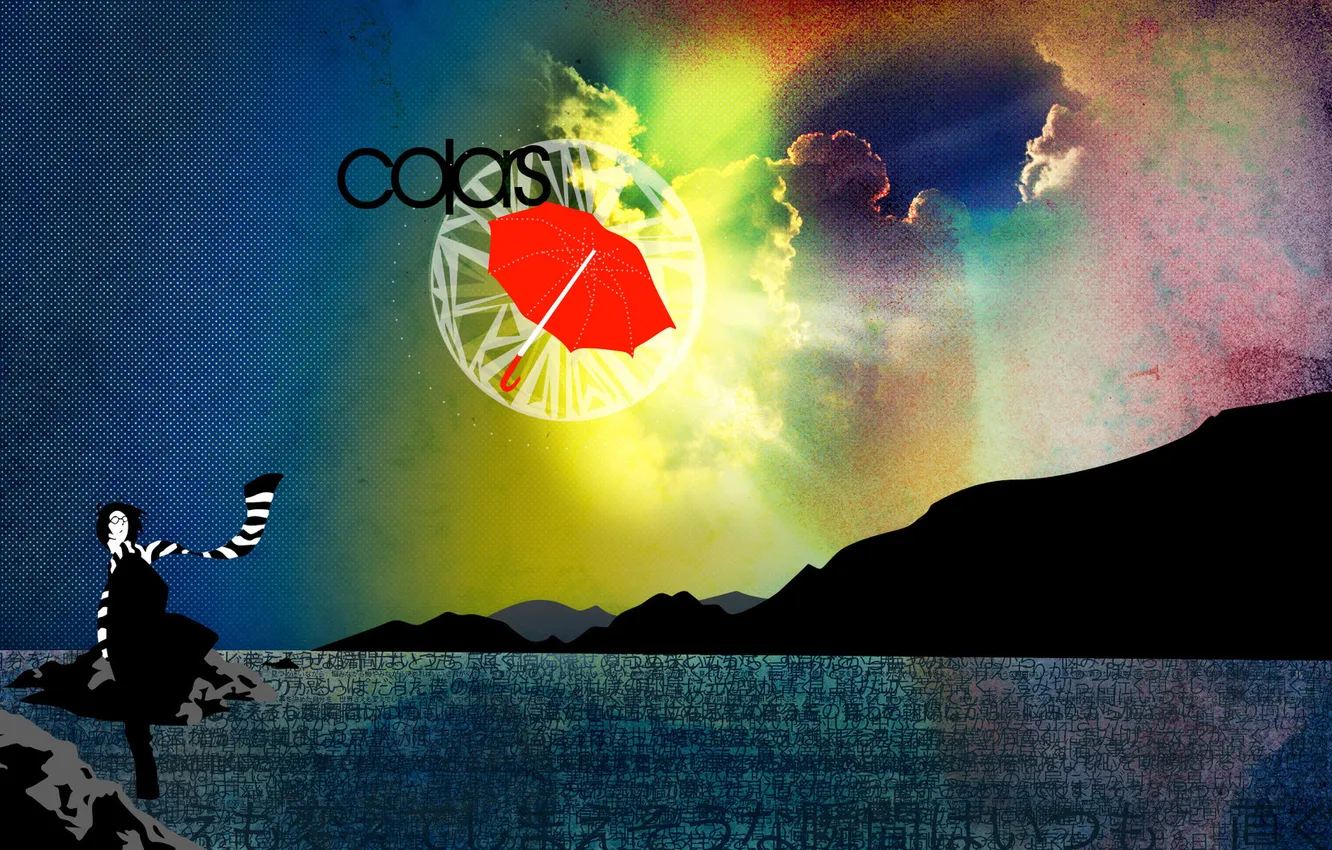 Photo wallpaper style, background, the inscription, collage, Wallpaper, bright, color, art