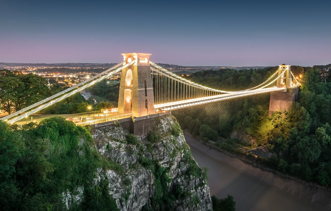Photo wallpaper bridge, England, Bristol