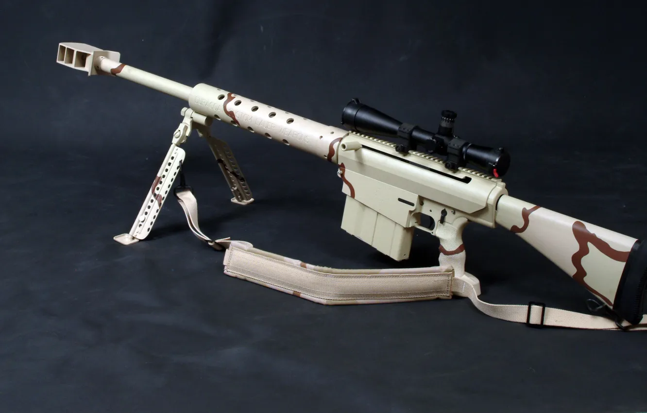 Photo wallpaper Large-caliber sniper anti-material rifle, Fast Action, .50 BMG Sniper/Anti-Materiel Rifle, Cobb FA50
