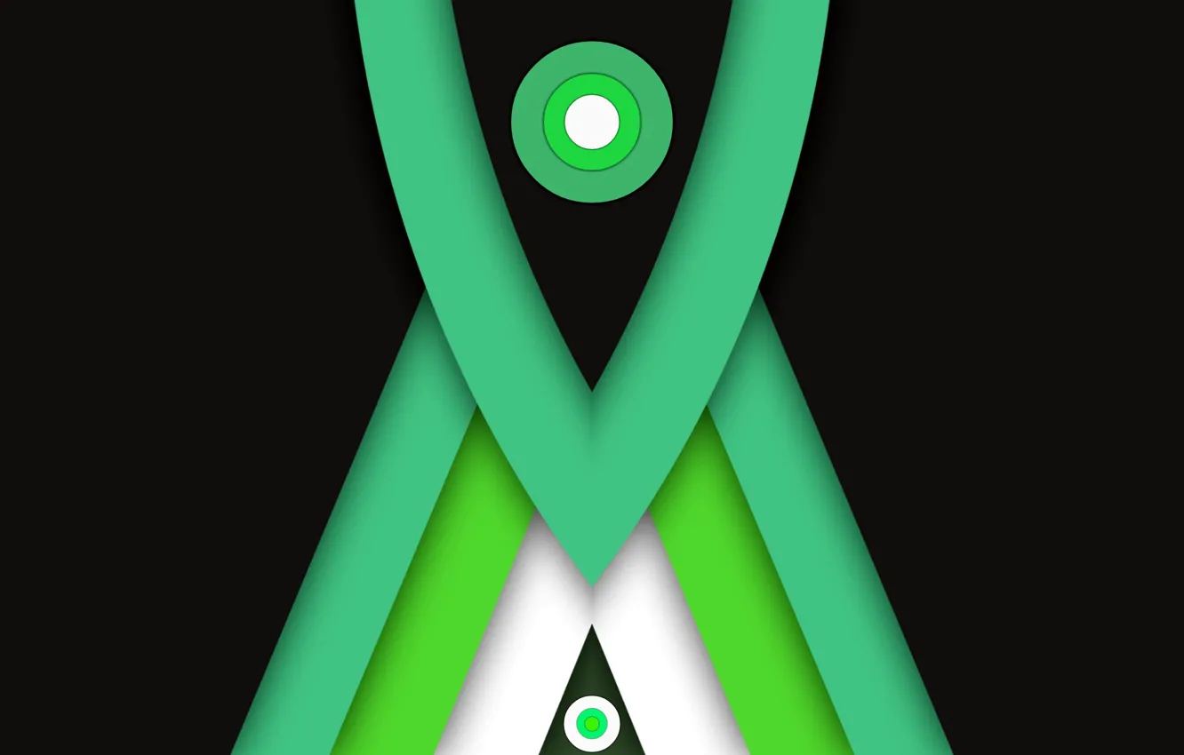 Photo wallpaper abstract, figure, different