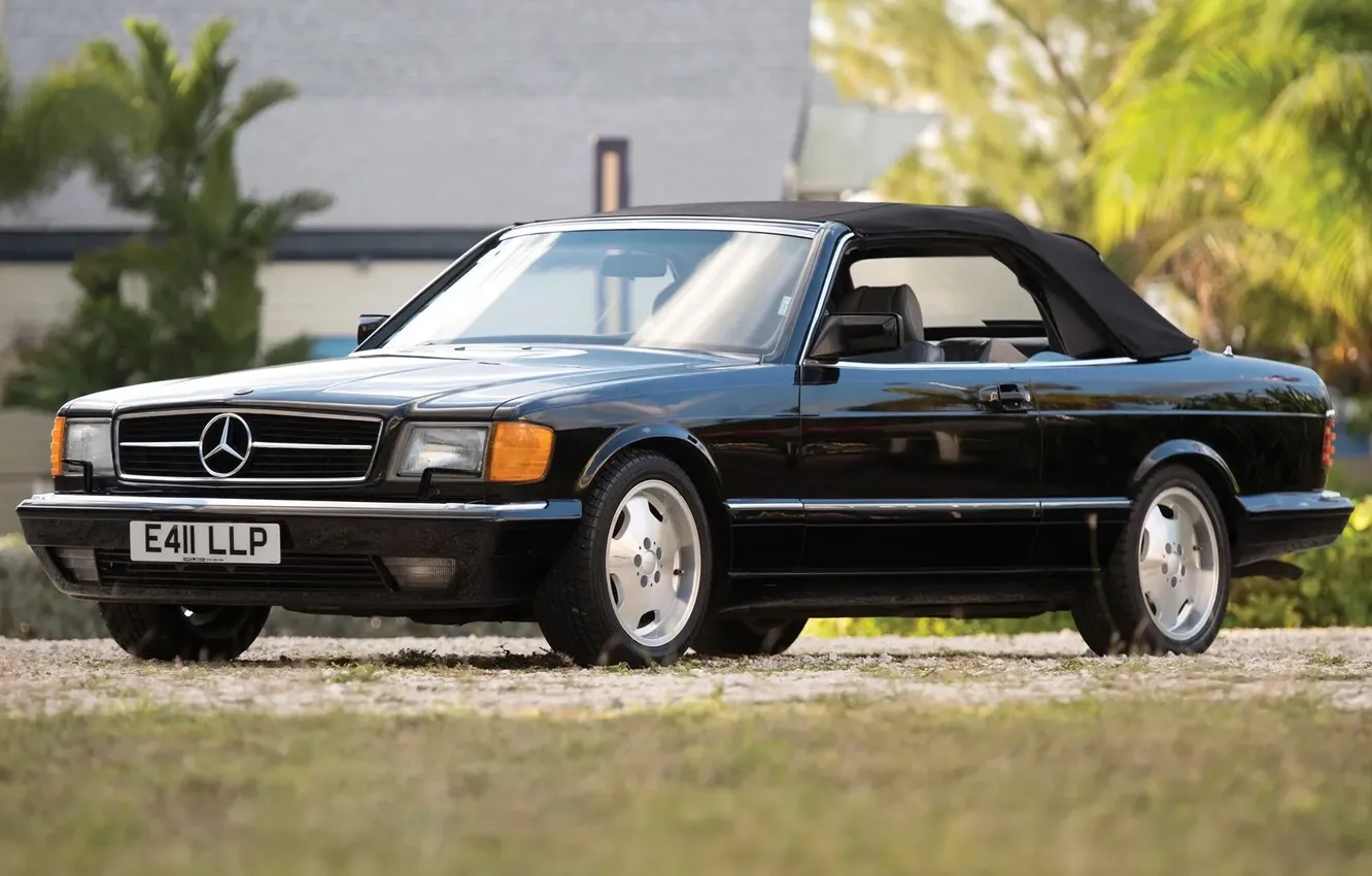 Photo wallpaper Mercedes - Benz, Cabriolet, Cabrio, 560sec, c126, A126