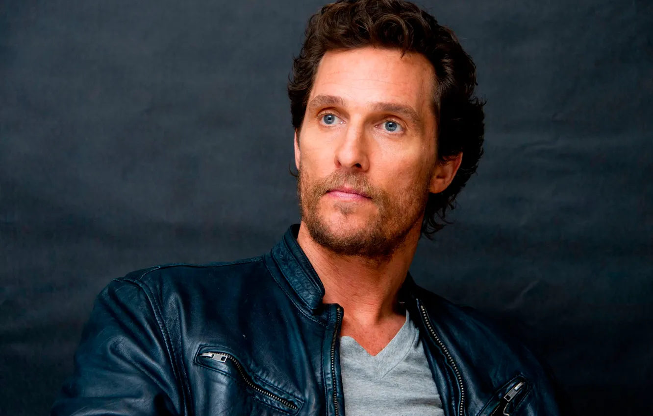Photo wallpaper Matthew McConaughey, press conference, Interstellar, Matthew McConaughey