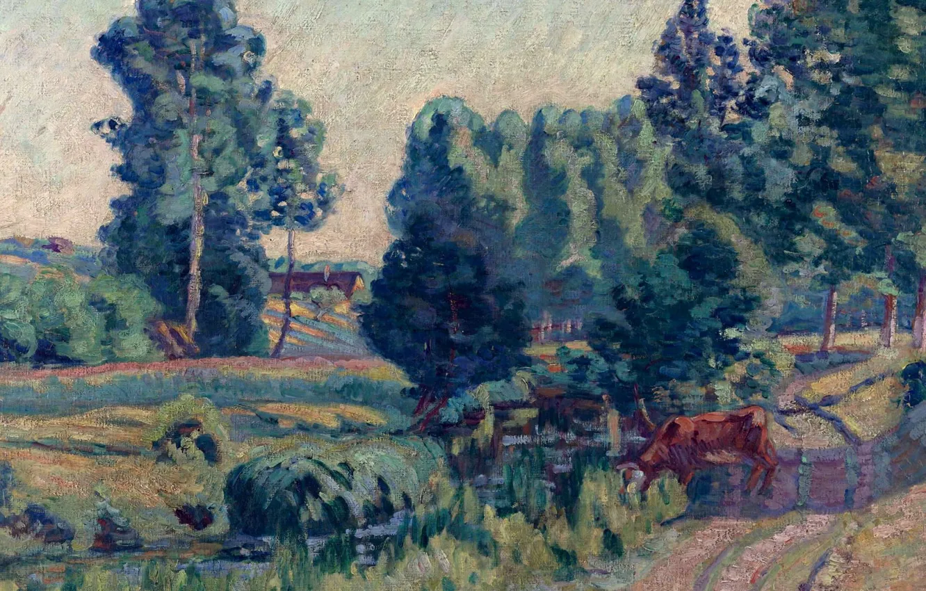 Photo wallpaper landscape, picture, Arman Hyomin, Armand Guillaumin, Neighborhood Saint Sharon