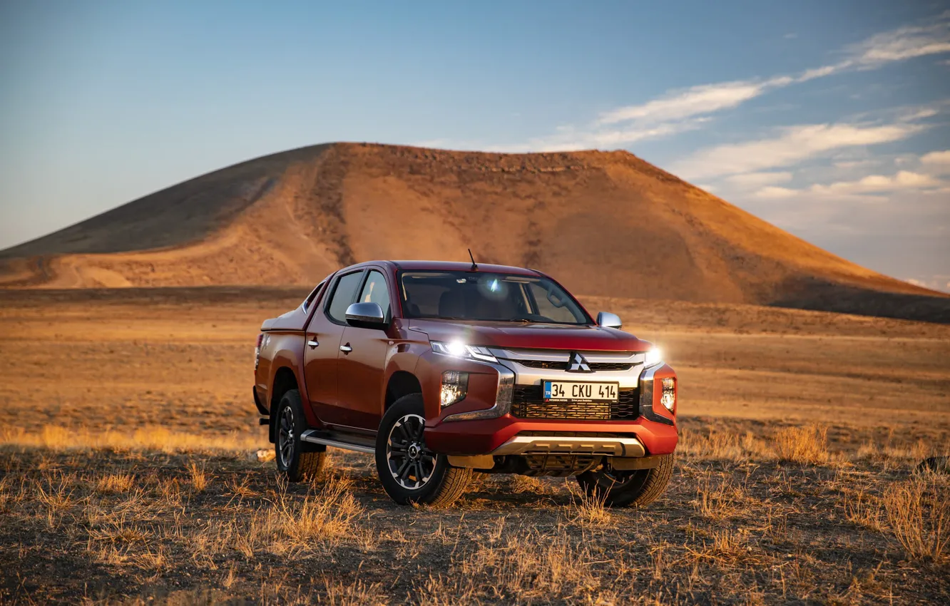 Photo wallpaper Mitsubishi, pickup, L200