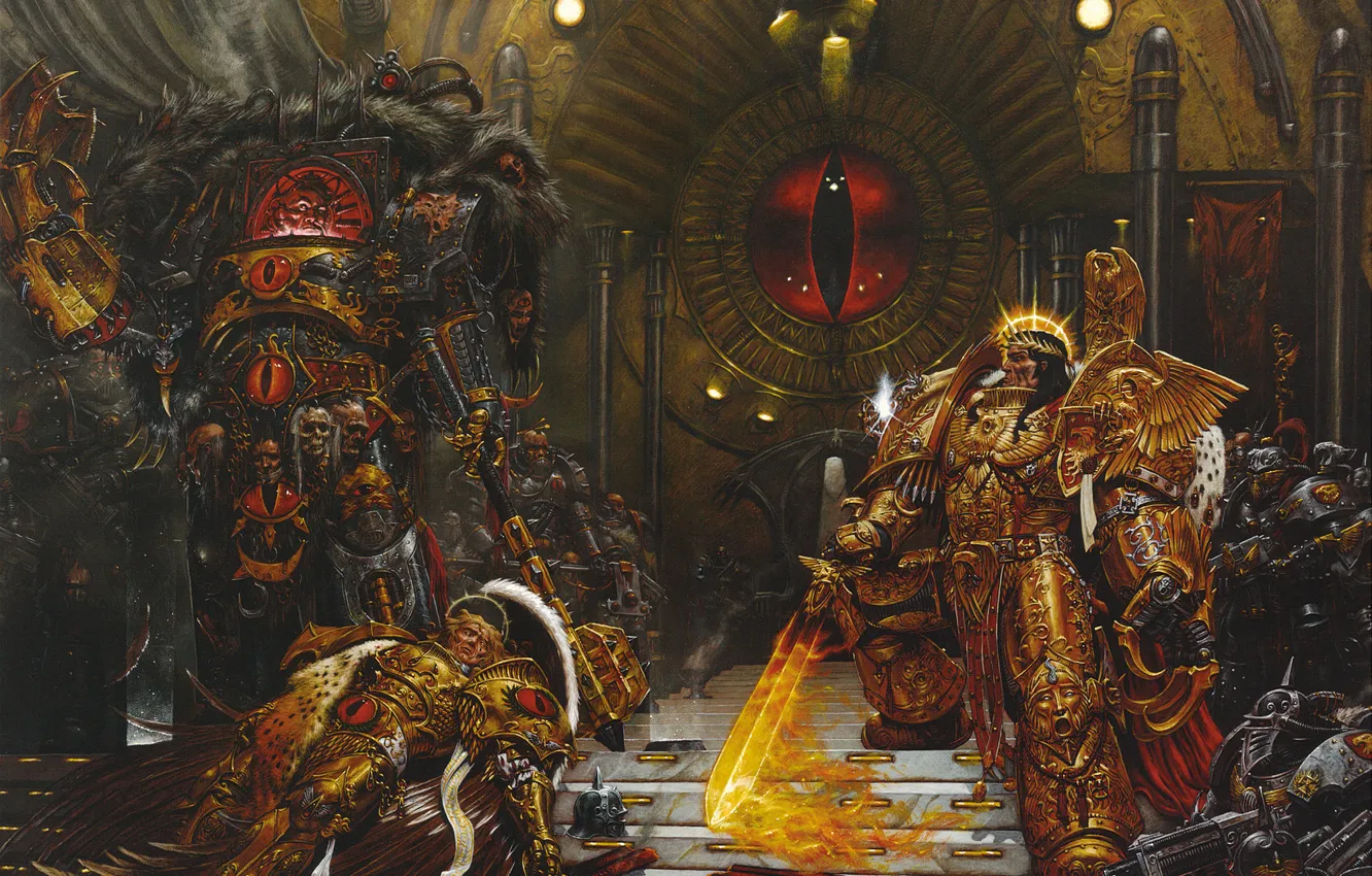 Photo wallpaper Horus Heresy, The Horus Heresy, Warhammer 40000, The Emperor