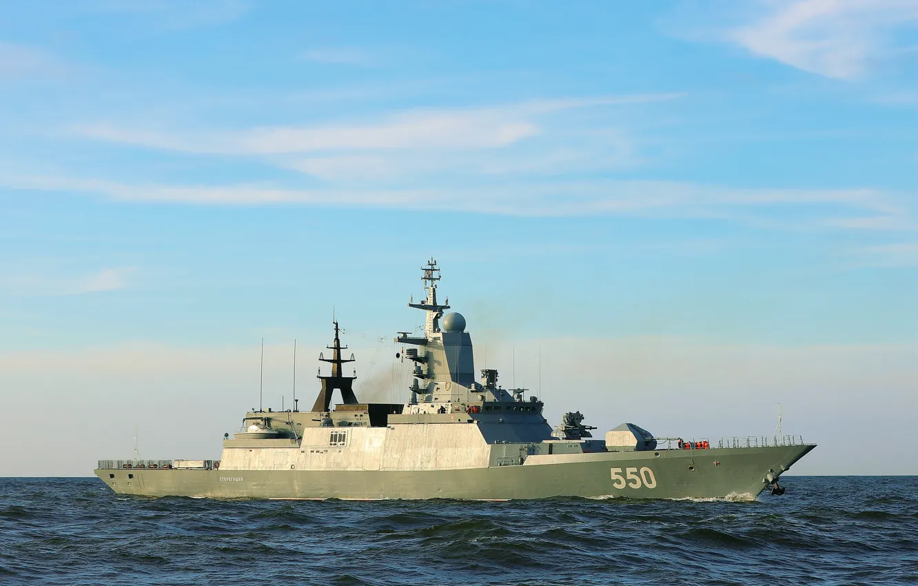 Photo wallpaper Corvette, The Baltic sea, guarding