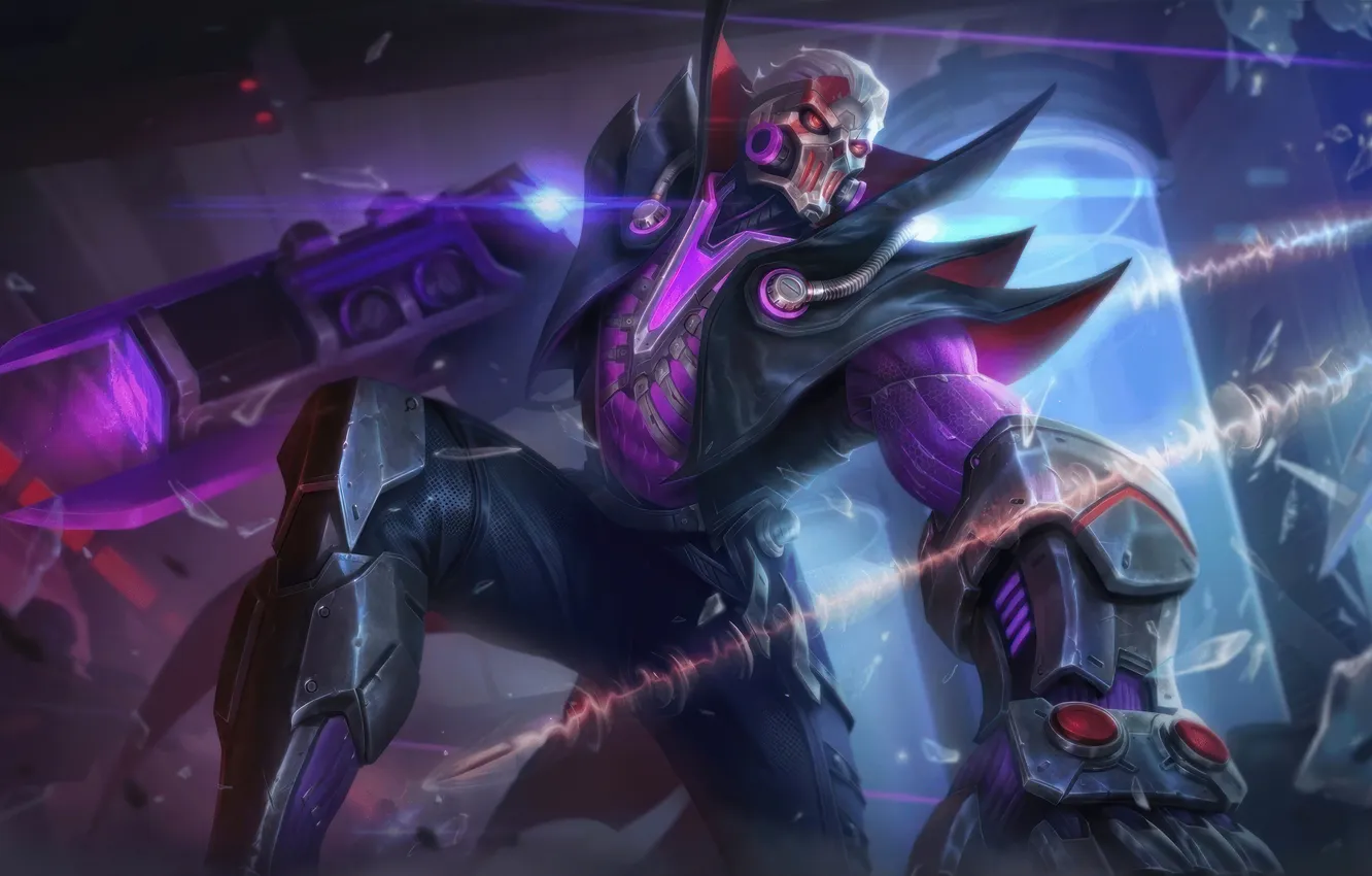 Photo wallpaper art, skin, Roger, Mobile Legends, Mobile Legends Bang Bang, MLBB, Cyborg Werewolf