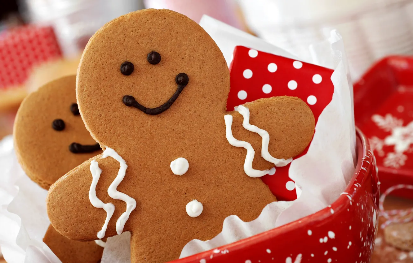 Photo wallpaper holiday, Christmas, sweets, New year, cookies
