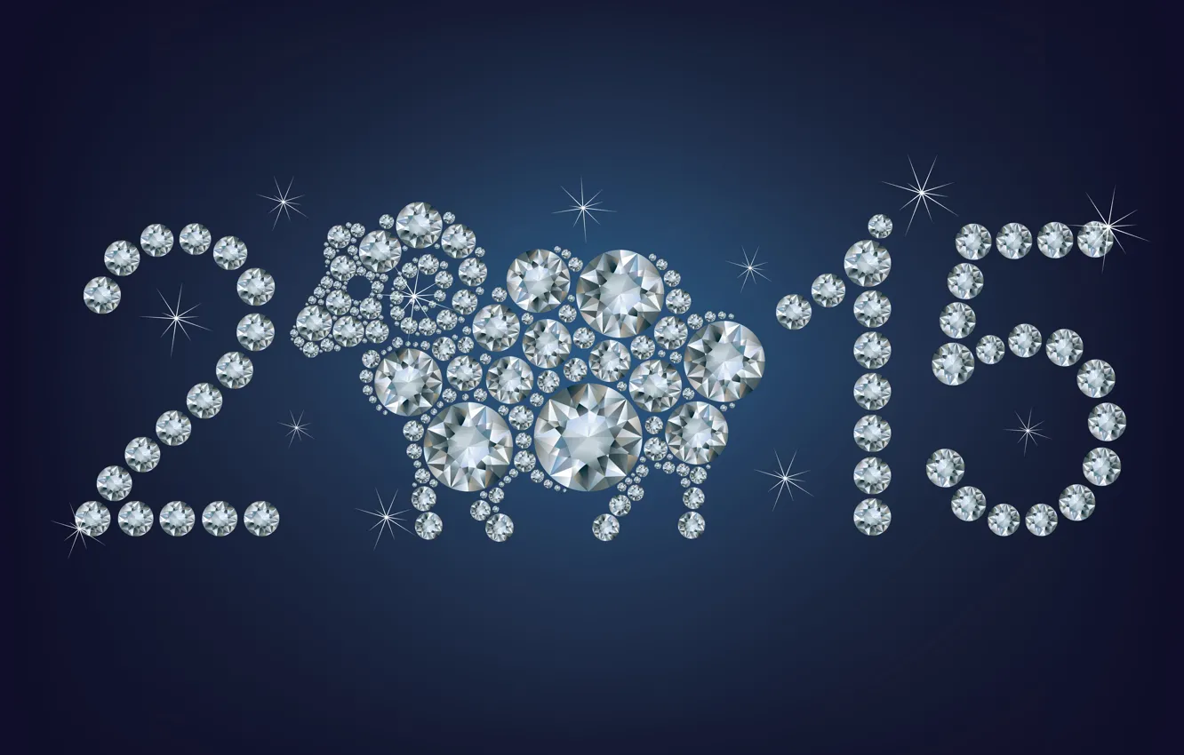 Photo wallpaper background, rhinestones, figures, sheep, pebbles