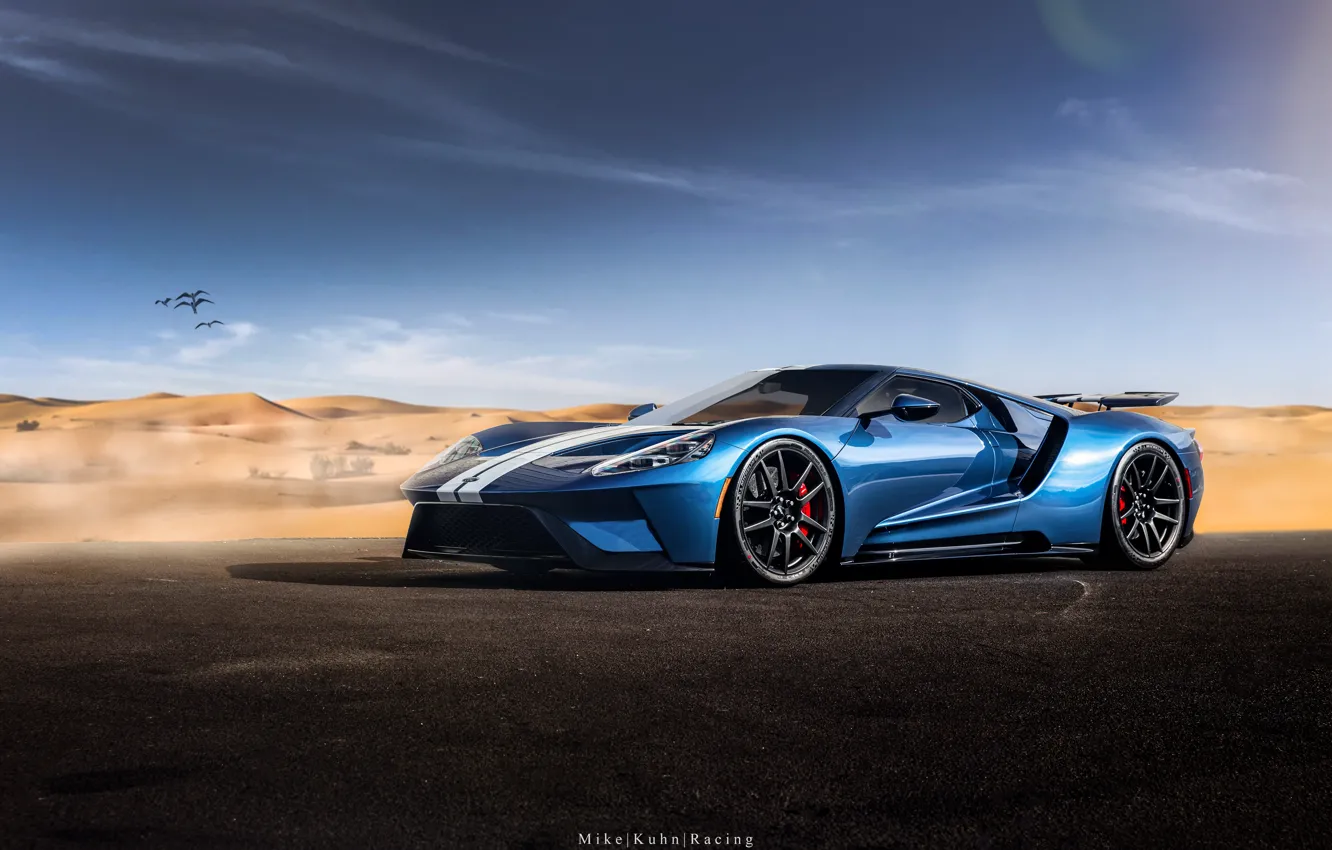 Photo wallpaper Ford, supercar, Ford GT, Mike Kuhn, by Mike Kuhn