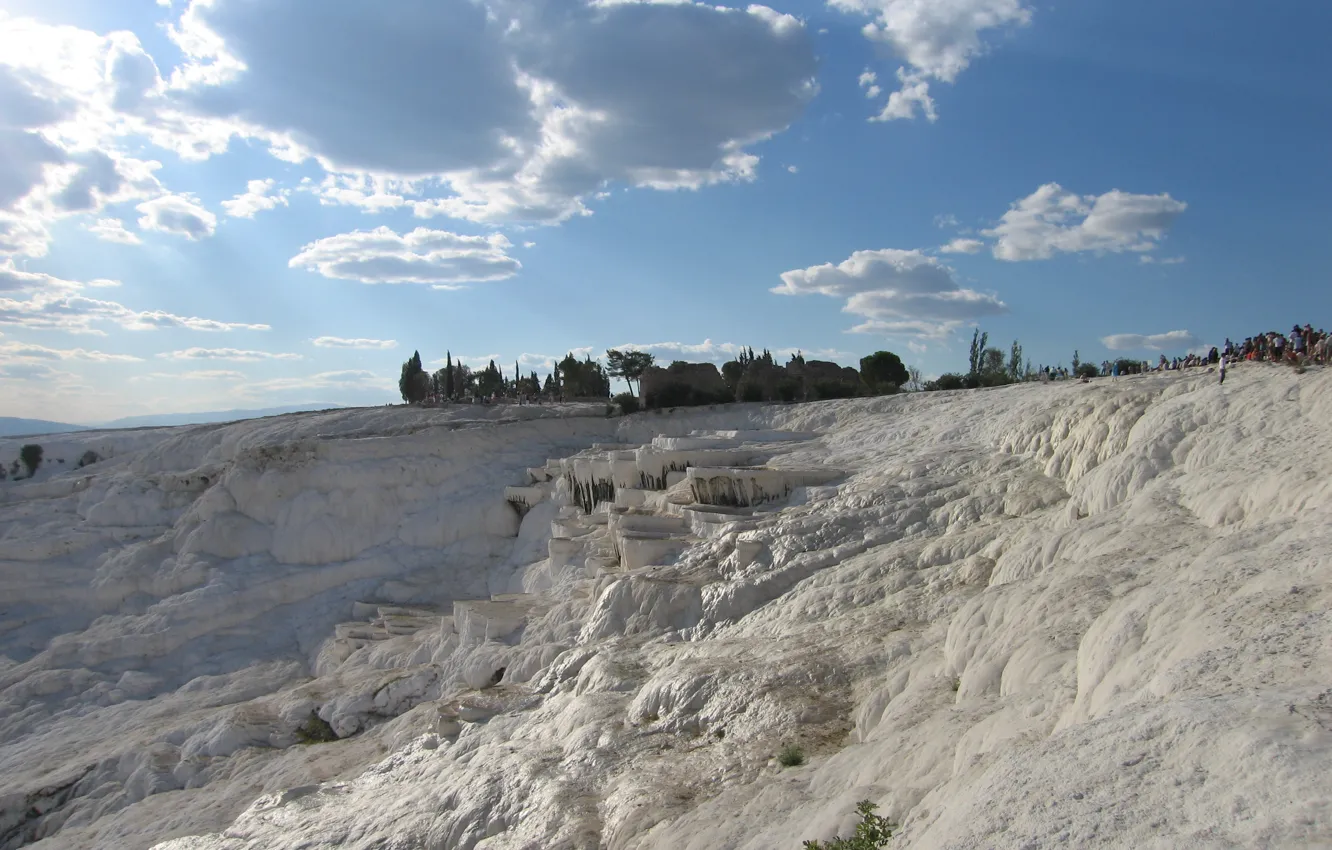 Photo wallpaper nature, Turkey, Pamukale