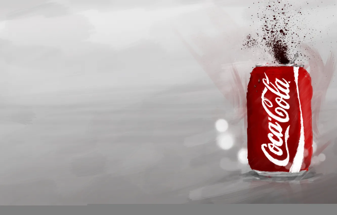 Photo wallpaper art, Bank, coca-cola, Cola