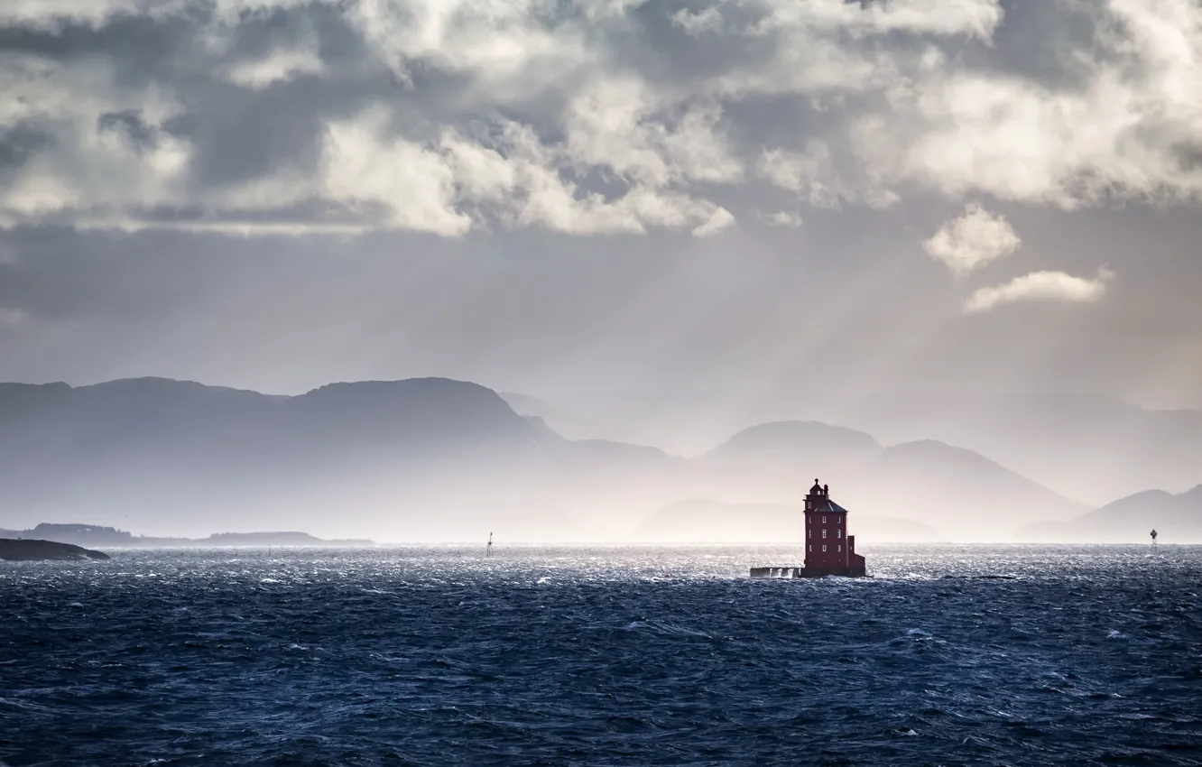 Photo wallpaper Norway, Sor-Trondelag, Neset
