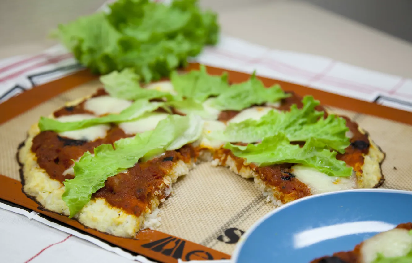 Photo wallpaper food, pizza, pizza, cauliflower, Cauliflower