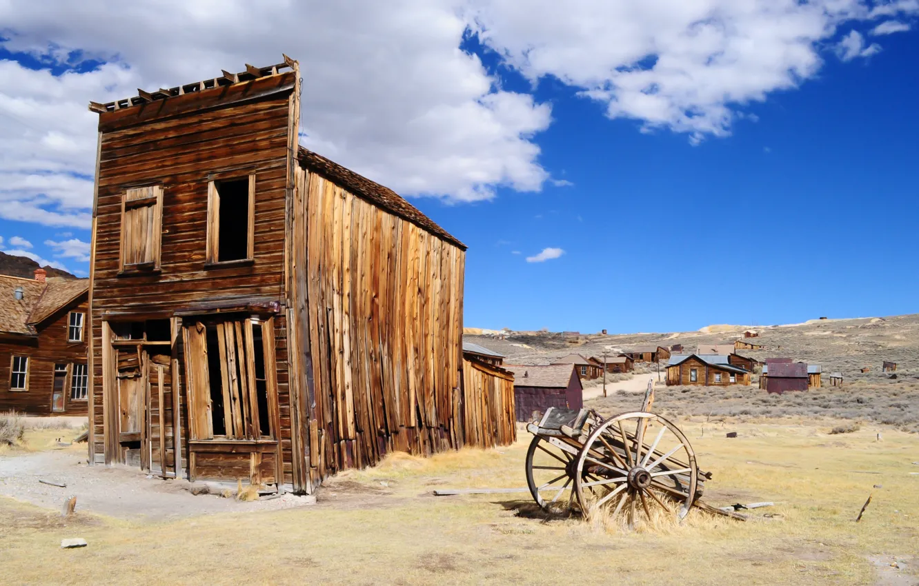 Photo wallpaper sky, western, clouds, Trailer, Story, Sarah Lachise, Broken House, Wild Western