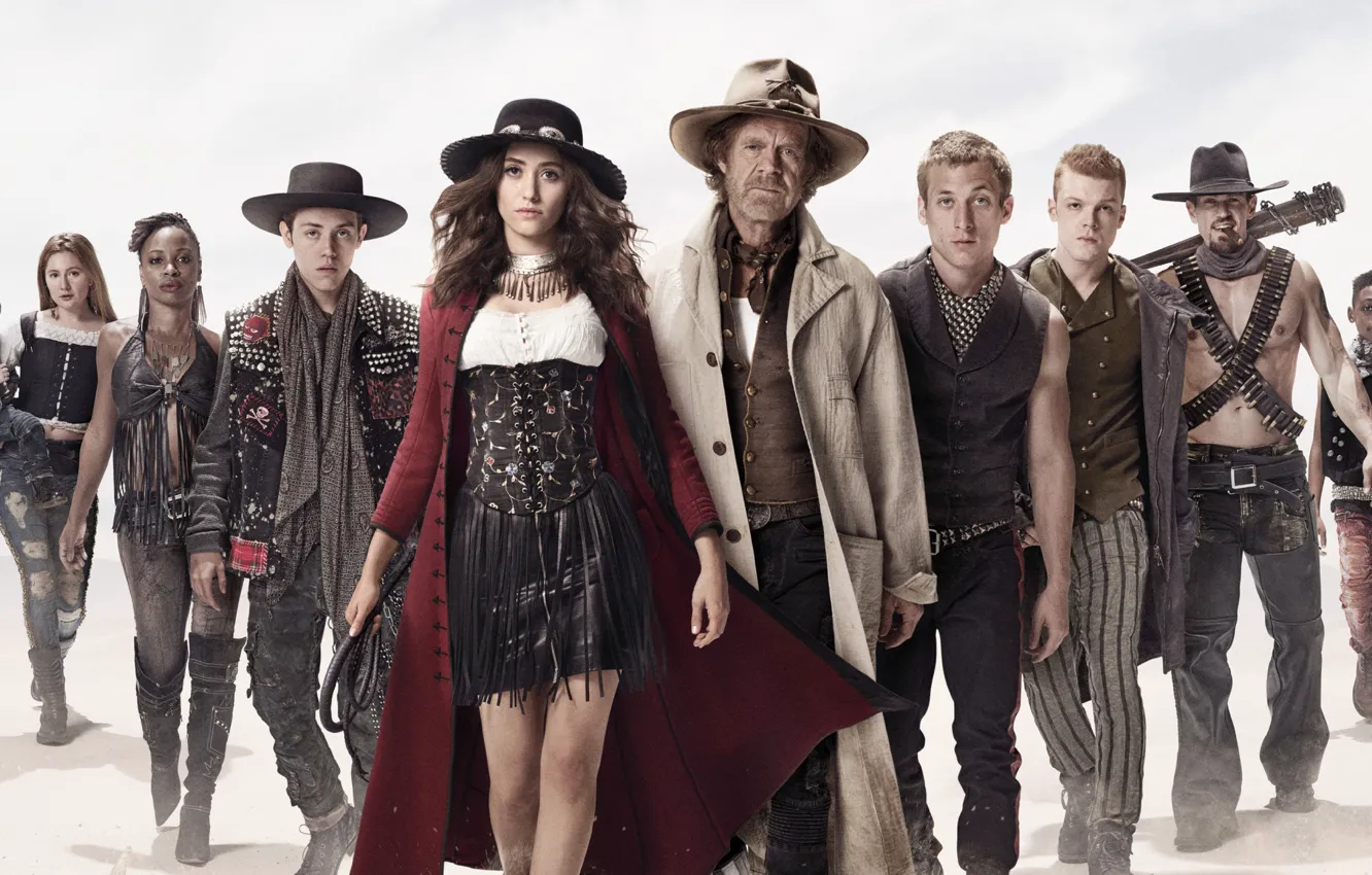 Photo wallpaper Emmy Rossum, Emmy Rossum, Shameless, Jeremy Allen White, Jeremy Allen White, Ethan Cutkosky, Cameron Monaghan, …